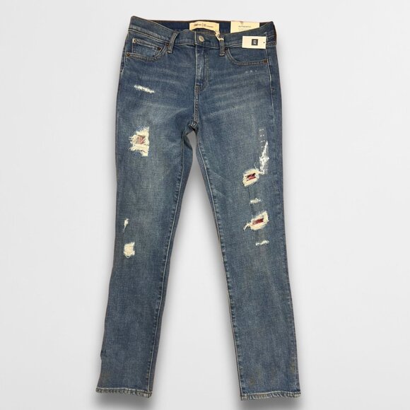 NEW GAP Women’s 1969 Real Straight Jeans Size 26R Blue Denim - Picture 2 of 5